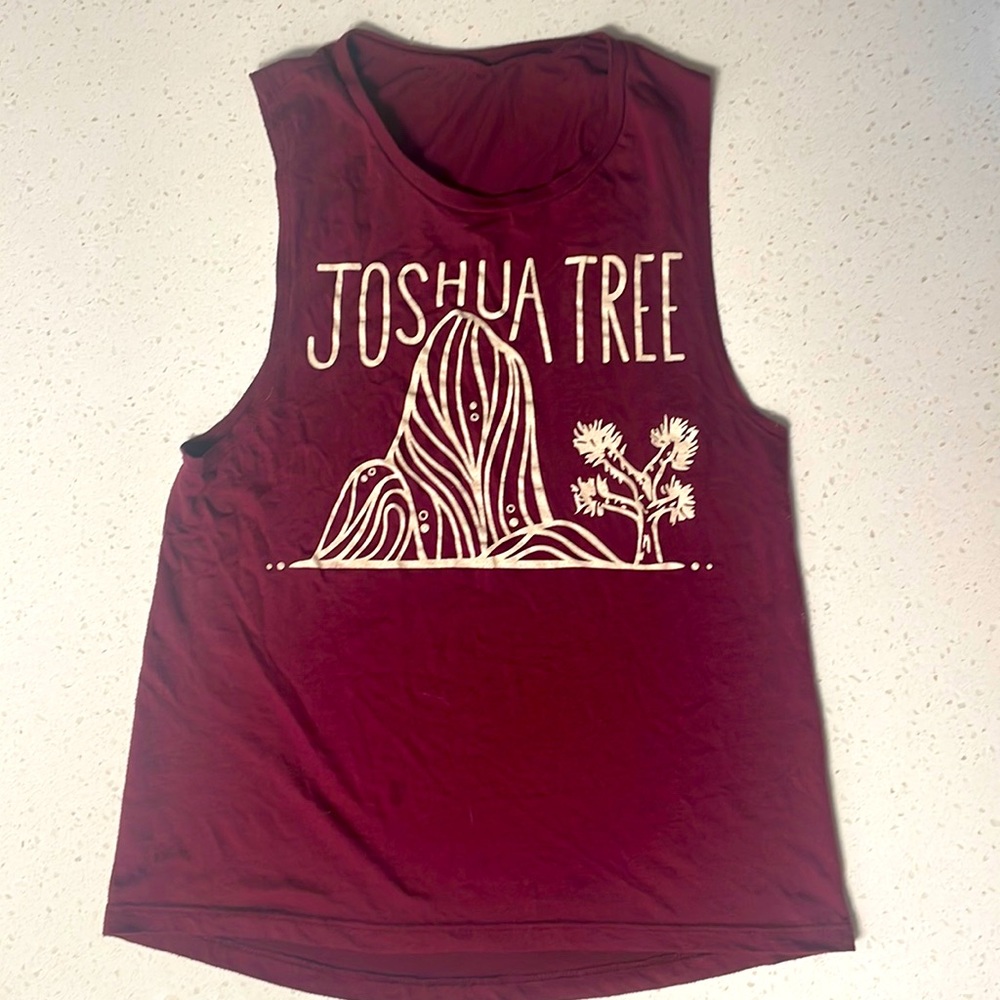 Burgundy Joshua Tree Tank